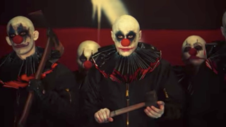 The First Teaser for <i>American Horror Story: Cult</i> Tells Us Nothing, But It Sure Is Full of Creepy-Ass Clowns